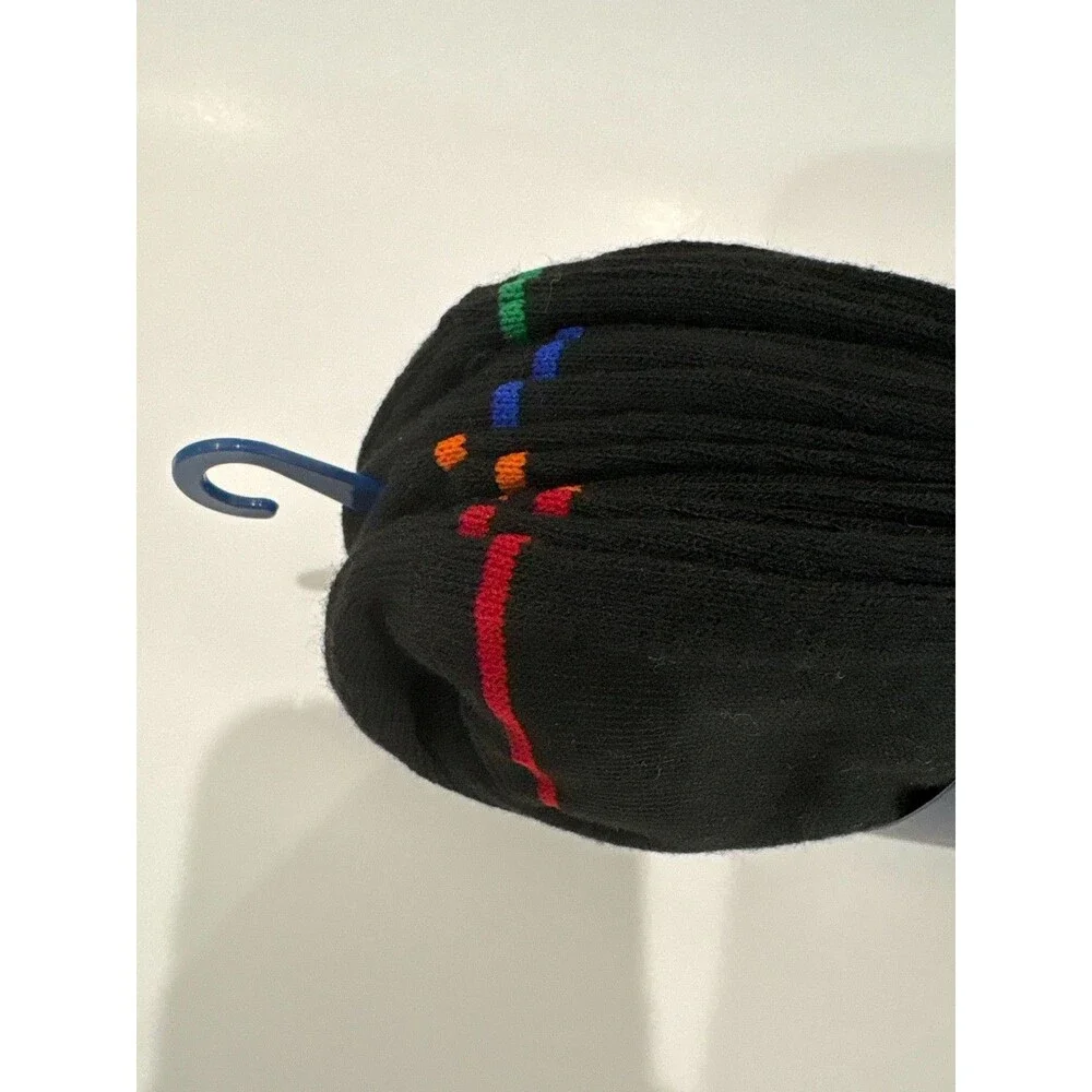 Polo Ralph Lauren Men’s Low Cut Socks 8 Pair Black Multicolor Sport Cushioned 10